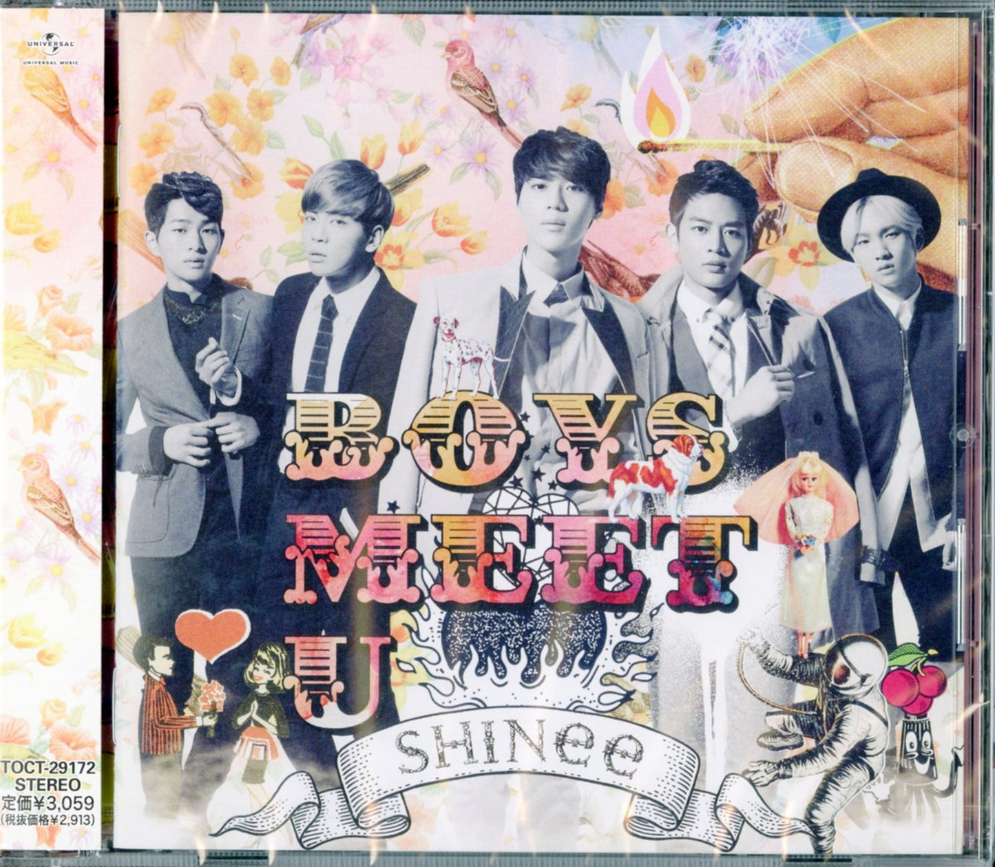 Shinee - Boys Meet U - Japan  CD+Book