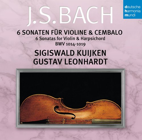 Deutsche Harmonia Mundi J.S.Bach: 6 Sonaten Fur Violine & Cembalo‐Bach (1685-1750) - Japan 2 CD