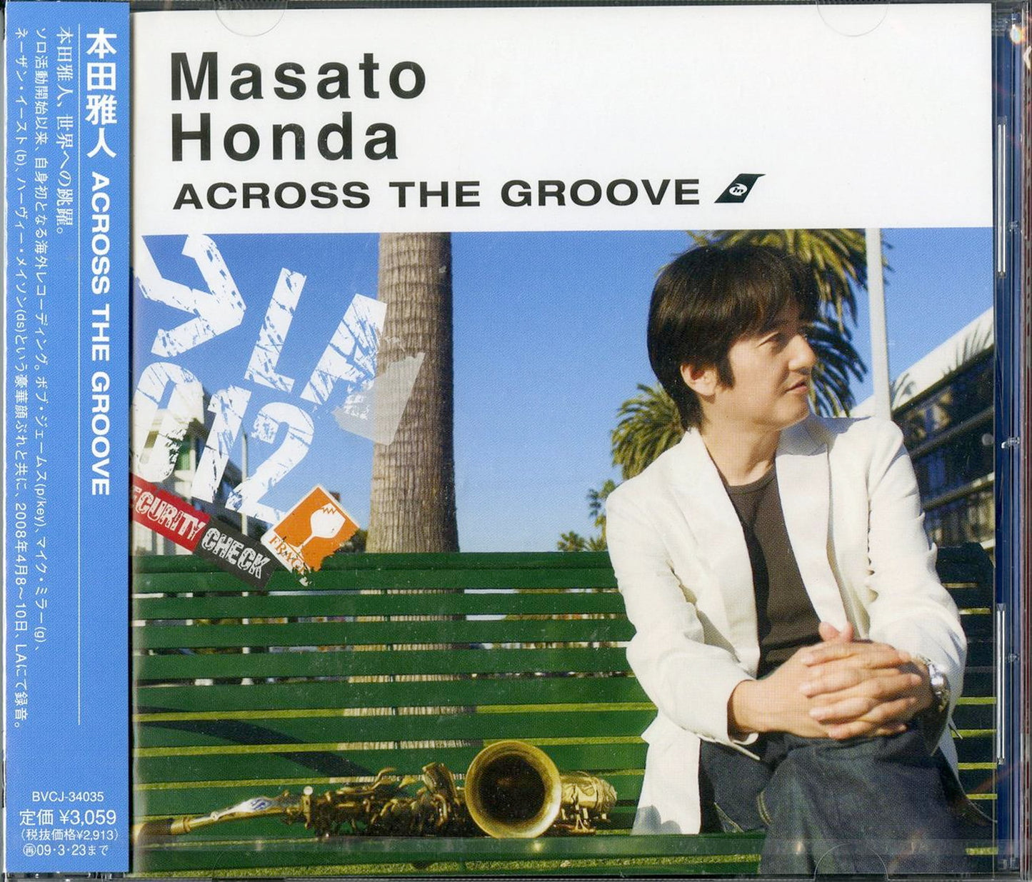 Masato Honda - Across The Groove - Japan CD