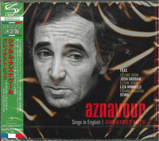 Charles Aznavour - Aznavour Sings In English Official Greatest Hits - Japan  SHM-CD