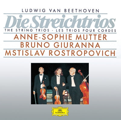 The String Trios / Anne-sophie Mutter / Bruno Giuranna / Mstislav Rostropovich‐Beethoven (1770-1827) - Japan 2 CD