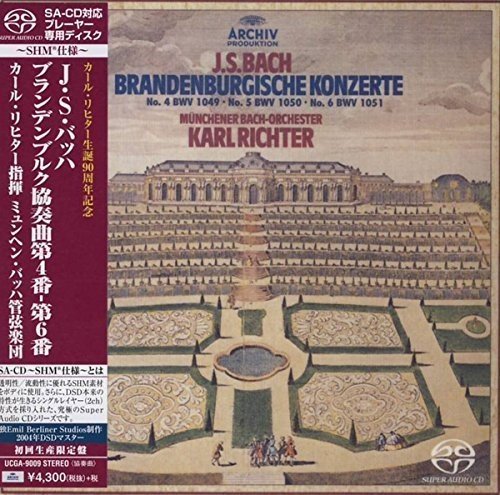 Karl Richter - J.S. Bach: Brandenburg Concertos Nos - Japan Mini LP SHM-SACD Limited Edition