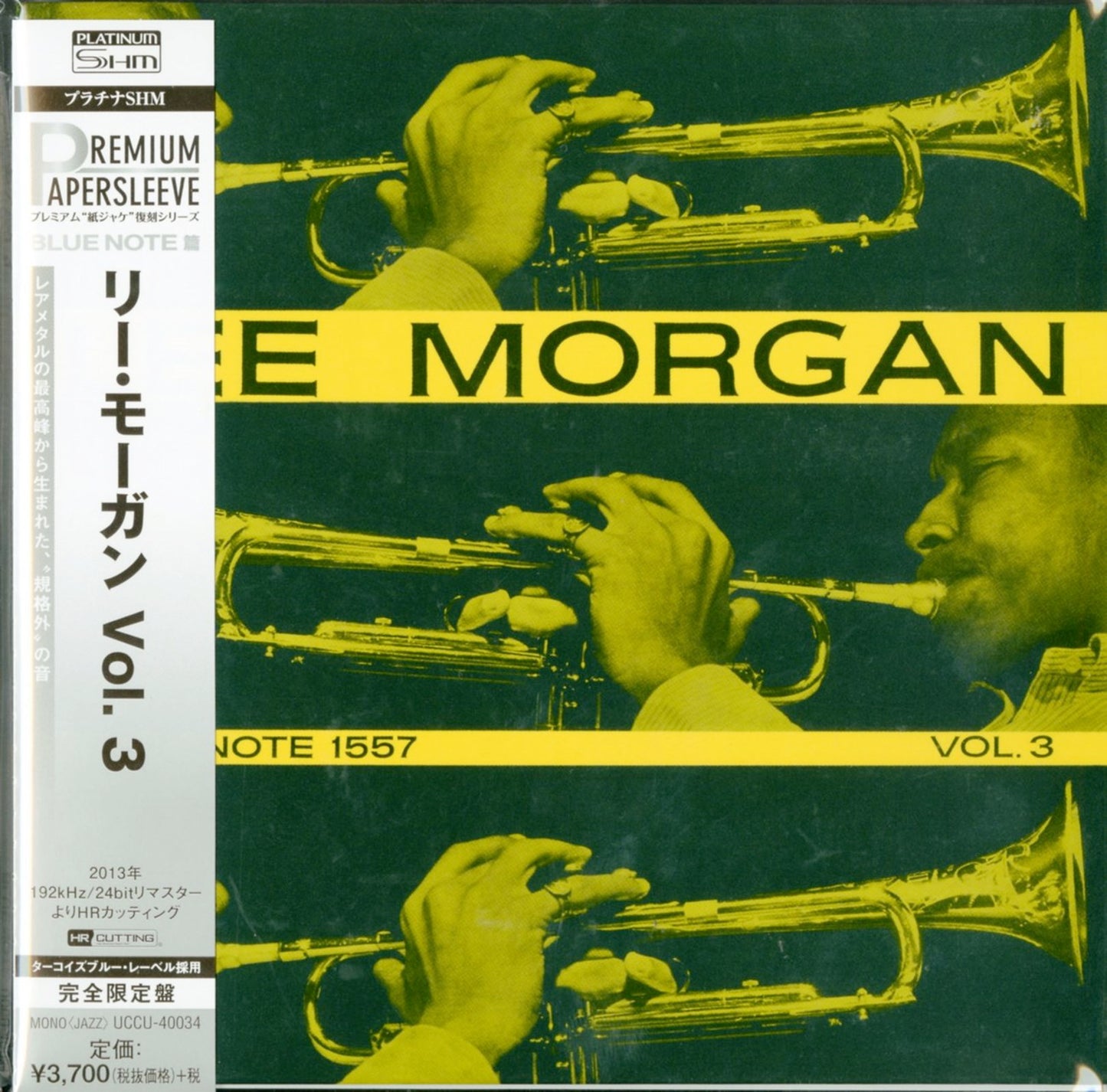 Lee Morgan - Lee Morgan Vol.3 - Japan  Mini LP Platinum SHM-CD Limited Edition