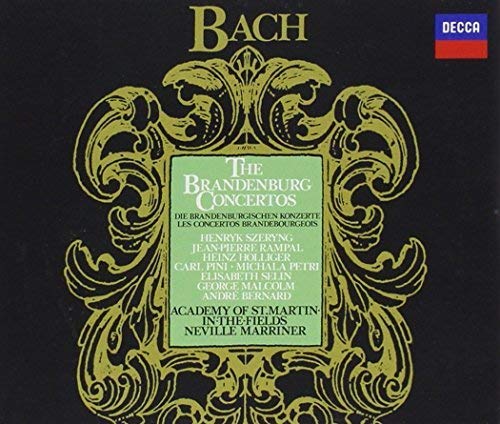 Sir Neville Marriner (conductor) - J.S. Bach: Brandenburg Concertos - Japan 3 CD