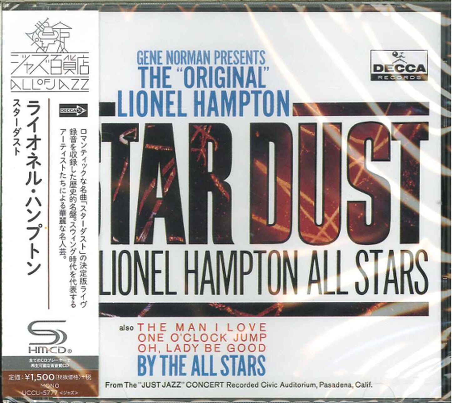 Lionel Hampton - Stardust (Release year: 2016) - Japan  SHM-CD