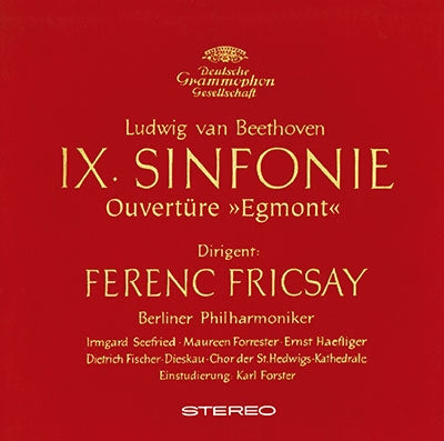 Ferenc Fricsay - Beethoven: Symphony No. 9 Chorus, Egmont Overture  - Japan SACD Hybrid