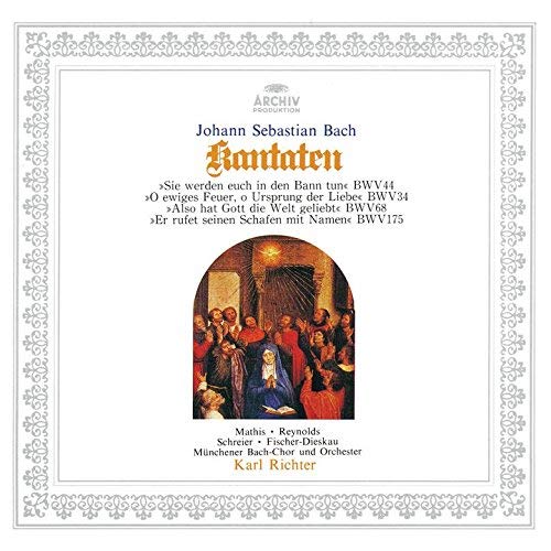 Karl Richter (conductor) - J.S.Bach: Kantaten BWV44.34.68.175 - Japan CD Limited Edition