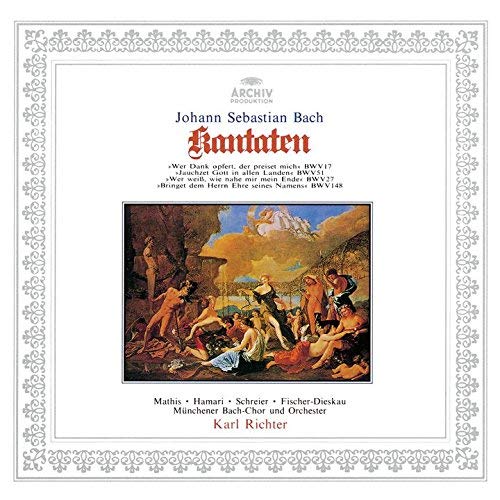 Karl Richter (conductor) - J.S.Bach: Kantaten BWV17.51.27.148 - Japan CD Limited Edition