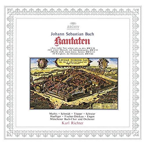 Karl Richter (conductor) - J.S.Bach: Kantaten BWV38.55.115.60 - Japan CD Limited Edition