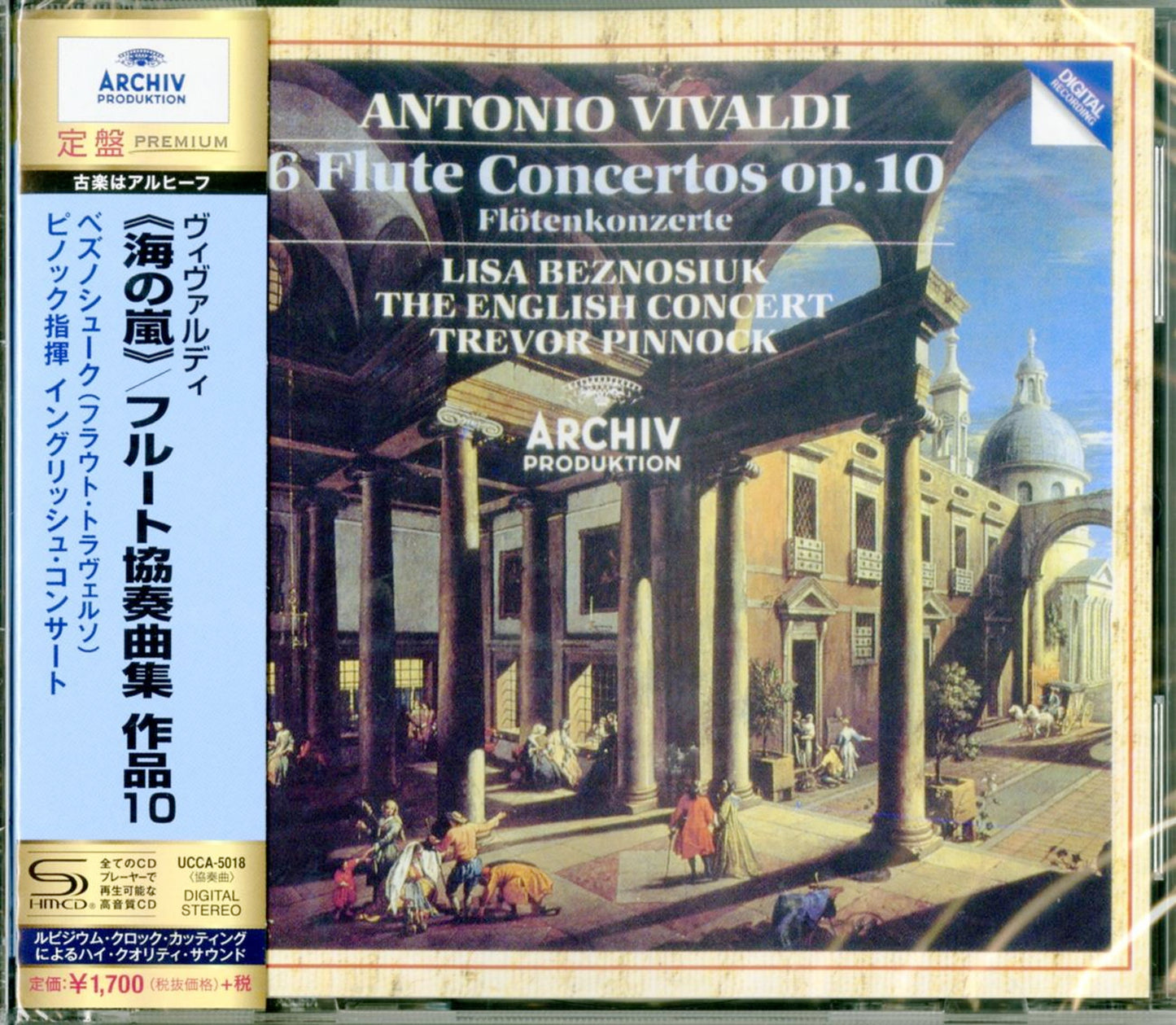 Trevor Pinnock - Vivaldi: Flute Concertos. Op.10 - Japan  SHM-CD