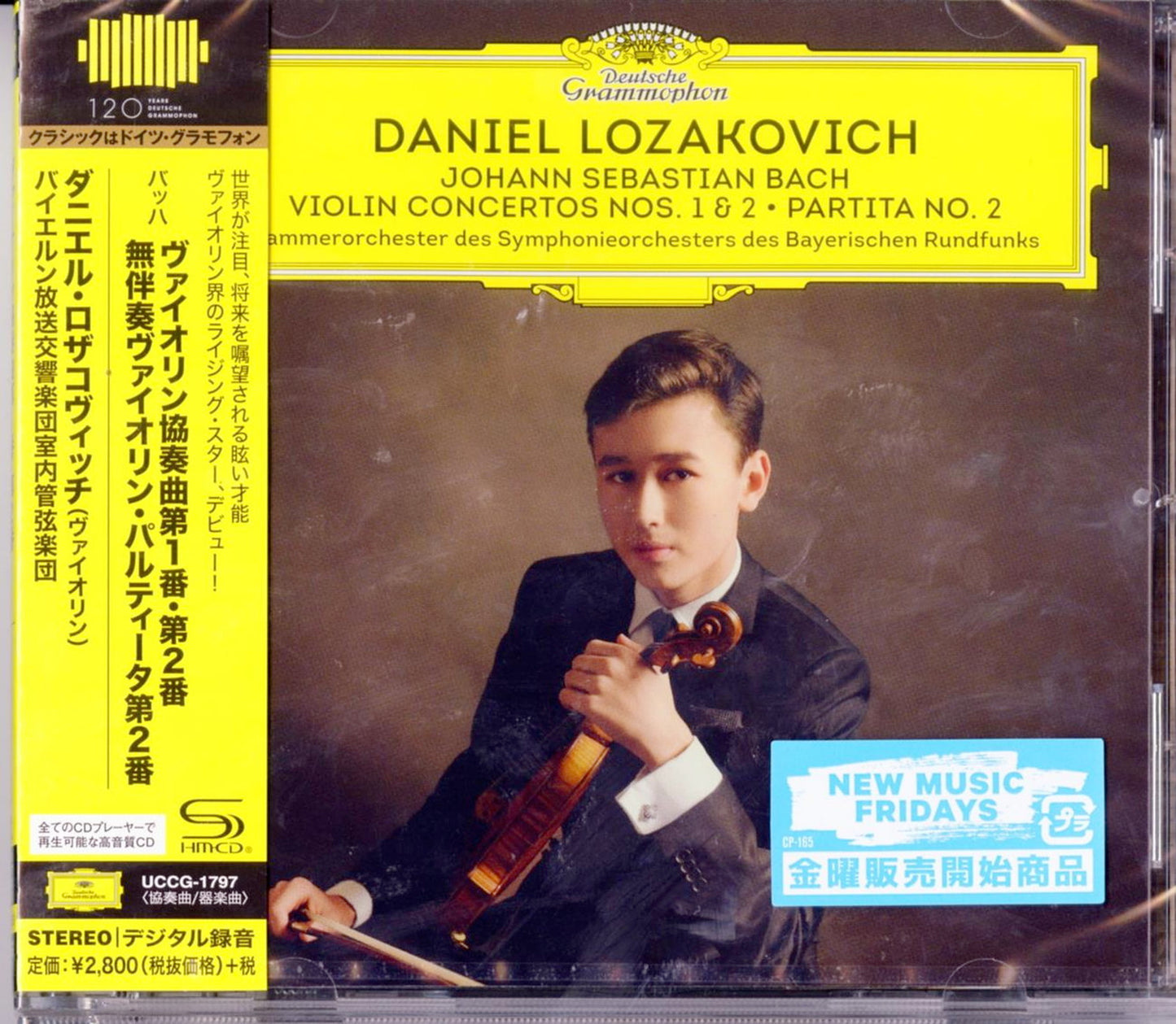 Daniel Lozakovich - J.S. Bach: Violin Concertos Nos. 1 & 2; Partita No. 2 - SHM-CD