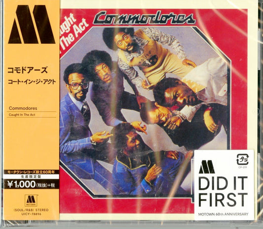 Commodores - Caught In The Act (Release year: 2019) - Japan  CD Limited Edition