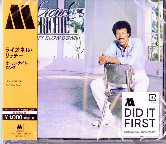 Lionel Richie - Can'T Slow Down (Release year: 2019) - Japan  CD Limited Edition