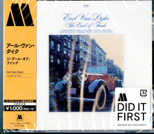 Earl Van Dyke - The Earl Of Funk - Japan  CD Limited Edition