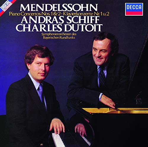 Andras Schiff - Mendelssohn: Piano Concertos Nos.1 & 2 - Japan  SHM-CD