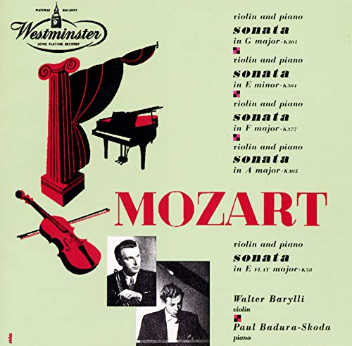 Walter Barylli - Mozart: Violin Sonatas K. 301; K. 304; K. 305; K. 377; K. 58/C23.04 - Japan  UHQCD Limited Edition