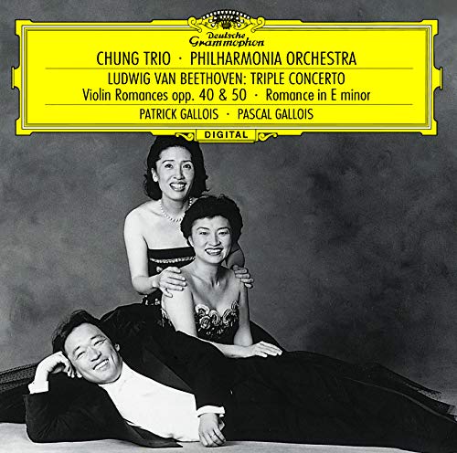 Chung Trio - Beethoven: Triple Concerto / Romance No.1 & 2 - Japan  UHQCD Limited Edition