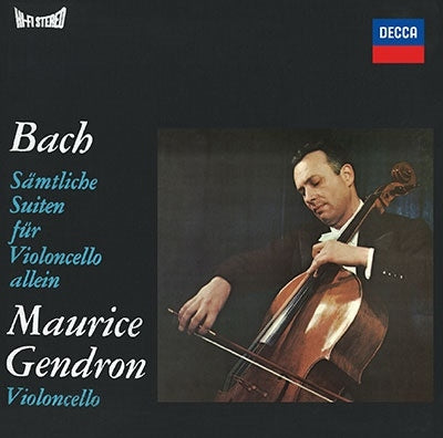 Maurice Gendron - J.S. Bach: Complete Unaccompanied Cello Suites  - Japan 2 SACD Hybrid