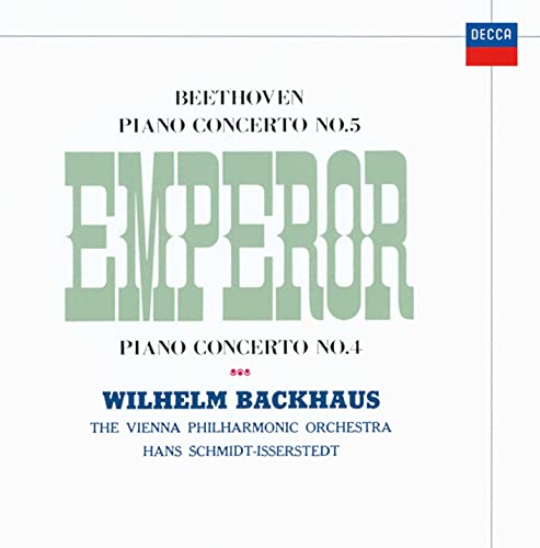 Wilhelm Backhaus - Beethoven: Piano Concertos Nos.5 - Japan  SHM-CD
