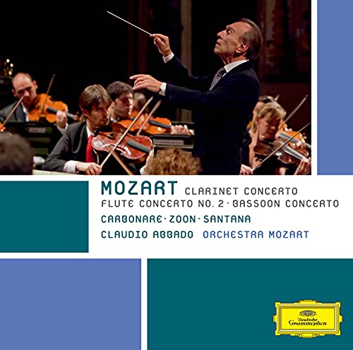 Claudio Abbado - Mozart: Clarinet Concerto; Flute Concerto No. 2; Bassoon Concerto - Japan  SHM-CD