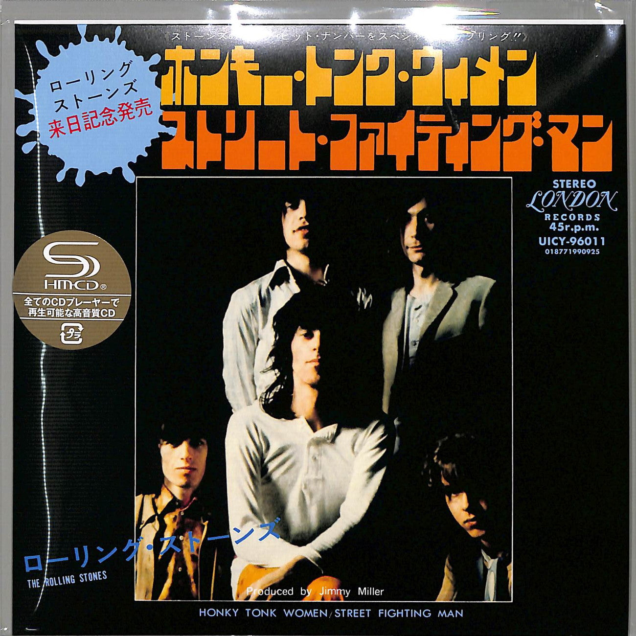 The Rolling Stones - Honky Tonk Women / Street Fighting Man - Japan  7inch Mini LP SHM-CD Limited Edition