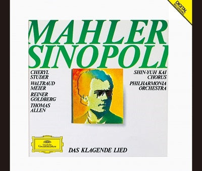 Giuseppe Sinopoli,Philharmonia Orchestra,Staatskapelle Dresden - Mahler: Cantata "Lamentations", Six Early Songs with Orchestra, Songs of a Wandering Youth, Songs for a Lost Child, Symphony "Earth Songs - Japan CD