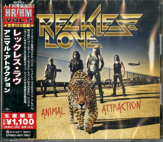 Reckless Love - Animal Attraction - Japan  CD Bonus Track Limited Edition