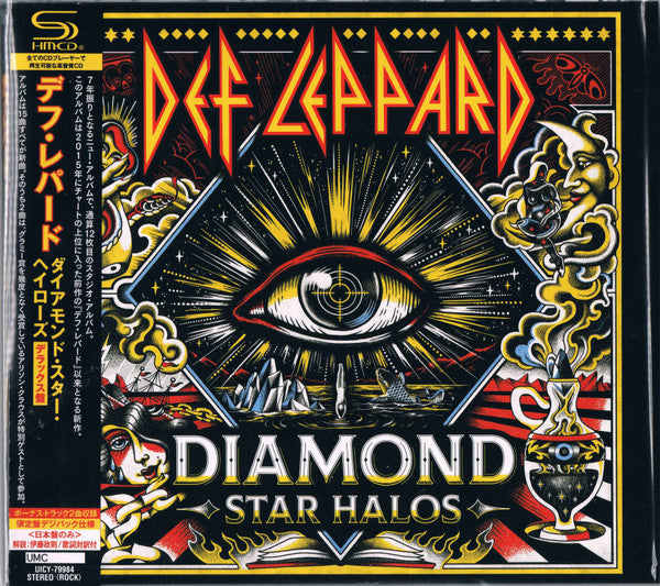 Def Leppard - Diamond Star Halos - Japan  Digipak SHM-CD Bonus Track Limited Edition