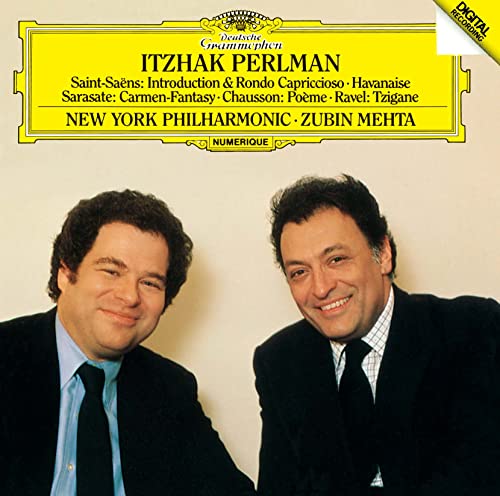 Itzhak Perlman (violin) - Saint saens: Introduction & Rondo Capriccioso; Havanaise / Sarasate: Carmen Fantasy / Chausson: Poem - Japan UHQCD Limited Release