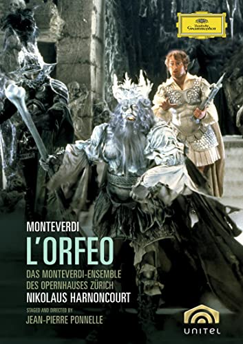 Nikolaus Harnoncourt,Nikolaus Harnoncourt (conductor),Philippe Huttenlocher,Rachel Yakar - The complete Orfeo, directed by Poner, Nikolaus Harnoncourt & Zurich Opera, Huttenlocher, etc. (1977 stereo with Japanese subtitles) - Japan DVD