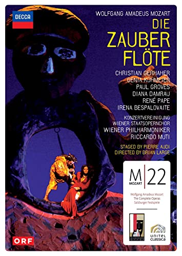 Riccardo Muti (conductor) - Die Zauberflote: Audi Muti / Vpo Pape P.groves Damrau Grundheber Kuhmeier - Japan DVD