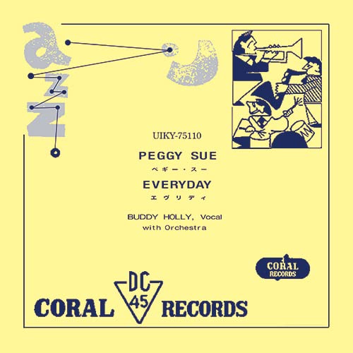 Buddy Holly - Peggy Sue / Everyday - Japan 7” Vinyl Record
