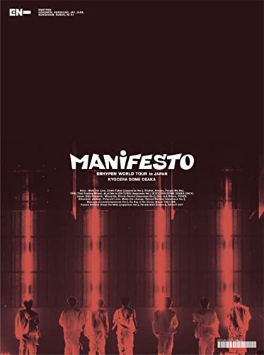 ENHYPEN - ENHYPEN World Tour 'Manifesto' In Japan Kyocera Dome Osaka - Japan 3DVD+PHOTOBOOK+GOODS Box Set Limited Edition