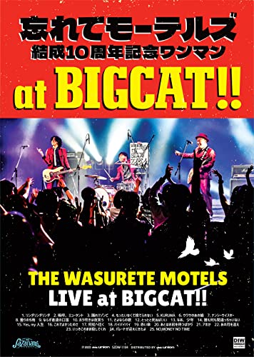 The Wasurete MotelsThe Wasurete Motels Kessei 10 Shunen Kinen Ona Man At Bigcat!!Japan DVD Ltd/Ed