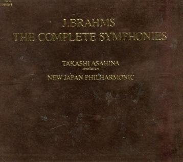 Asahina Takashi,New Japan Philharmonic - Brahms: Complete Symphonies, Variations on a Theme by Haydn (live 1990-1992) - Japan CD