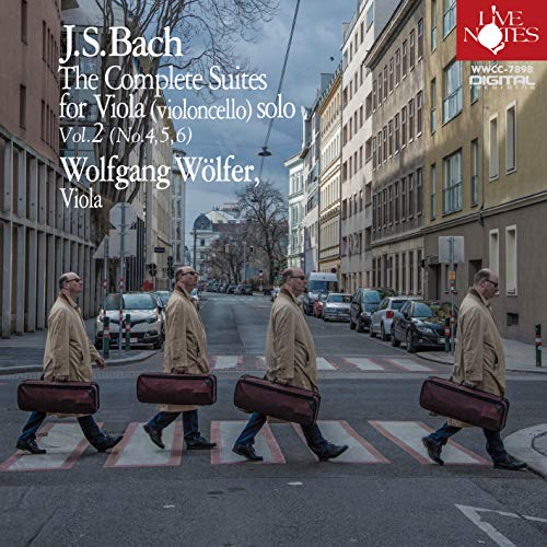 Wolfgang Wolfer - J.S.Bach: The Complete Suites For Viola Solo Vol.2 - Japan CD