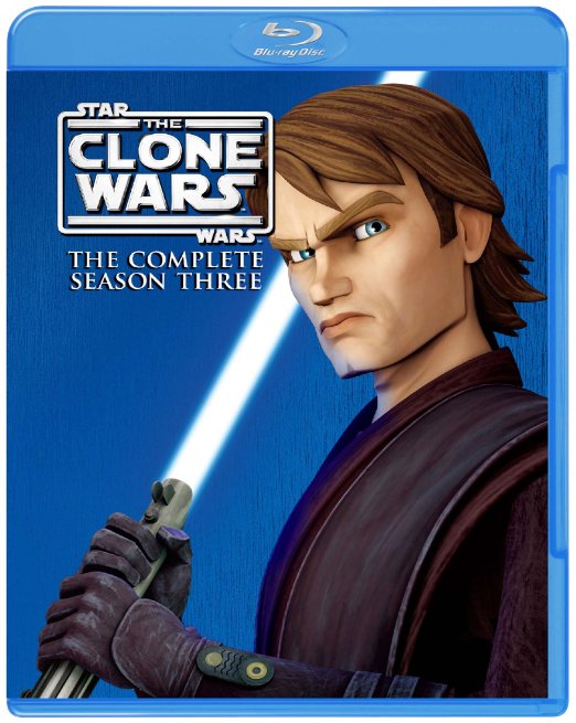 Movie-Anime - Star Wars: The Clone Wars S3 Complete Set (3BDS) [Japan BD] 10003-41168-Japan 3 Blu-ray Disc