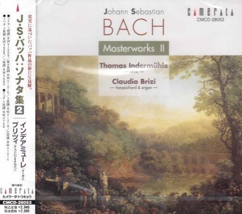 Oboe Sonatas Vol.2: Indermuhle(Ob)brizi(Cemb, Org)‐Bach (1685-1750) - Japan CD