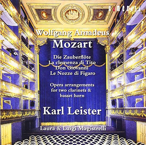 Opera Arias By Clarinets: Leister(Cl)Luigi & Laura Magistrelli(Cl, B-hr)‐Mozart (1756-1791) - Japan CD