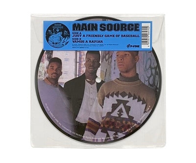 Main Source - Just A Friendly Game Of Baseball/Vamos A Rapiar - Japan  7inch Records