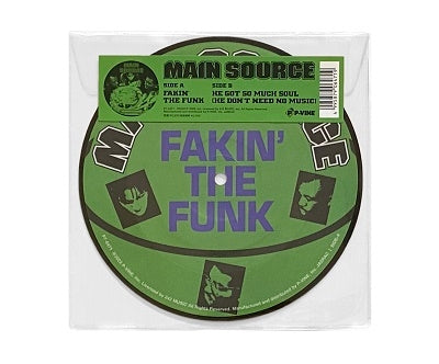 Main Source - Fakin`The Funk /He Got So Much Soul (He Don`t Need No Music) - Japan 7inch Records