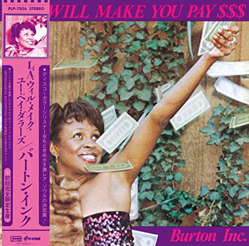 Burton Inc. - L.a. Will Make You Pay $$$ - Japan Vinyl Record