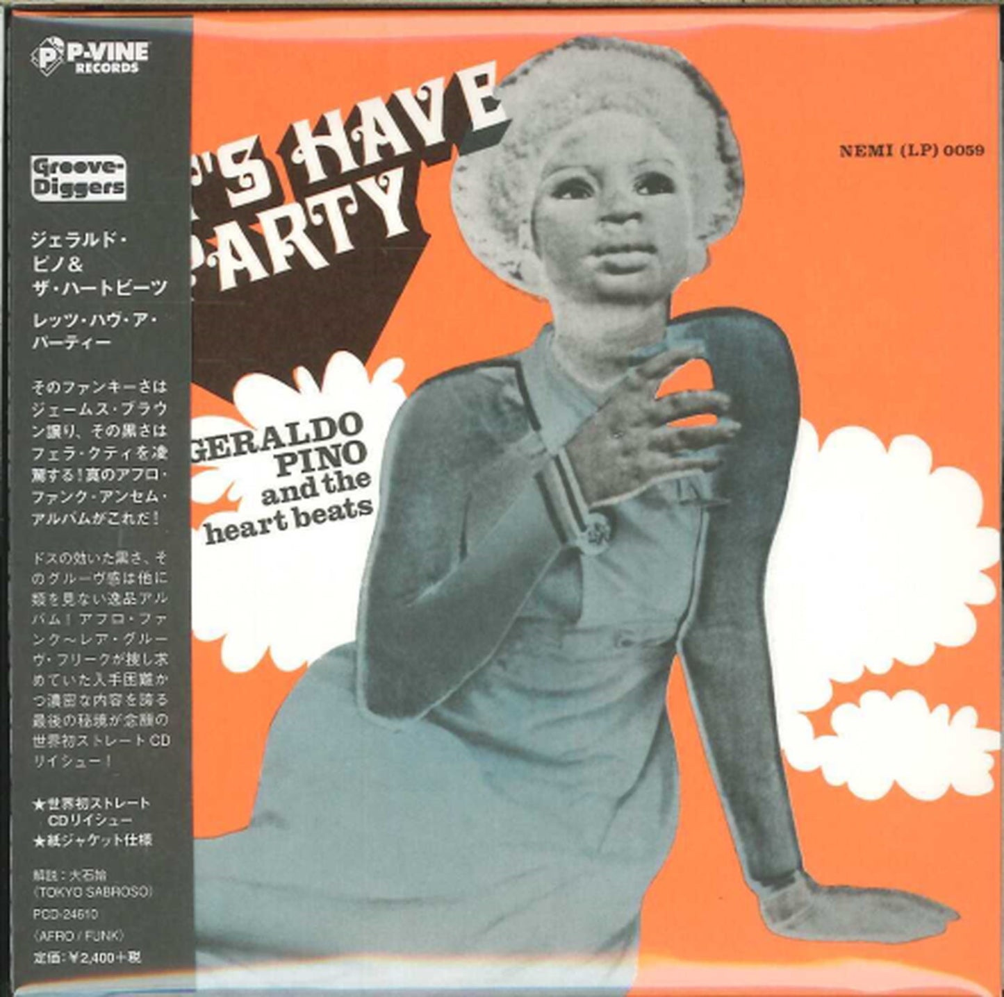 Geraldo Pino And The Heartbeats - Let'S Have A Party - Japan  Mini LP CD