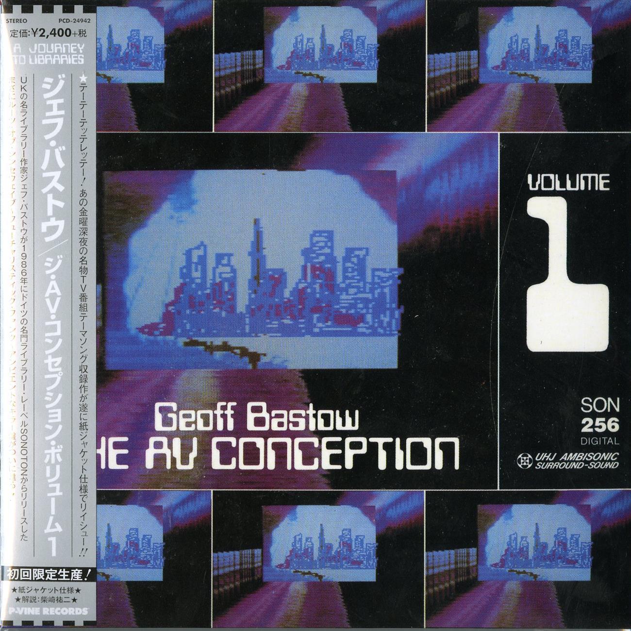 Geoff Bastow - The Av Conception Volume 1 - Japan  Mini LP CD Limited Edition