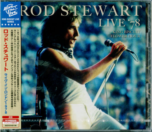Rod Stewart - Live '78 King Biscuit Flower Hour - 2 CD Import  With Japan Obi