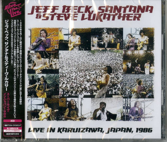 Jeff Beck 、 Santana 、 Steve Lukather - Live In Karuizawa, Japan, 1986 - Import 2 CD