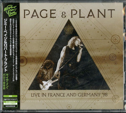 Jimmy Page 、 Robert Plant - Live In France And Germany '98 - Import 2 CD