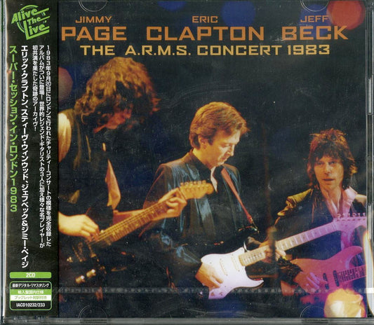 Jimmy Page 、 Eric Clapton 、 Jeff Beck - The A.R.M.S. Concert 1983 - Import 2 CD
