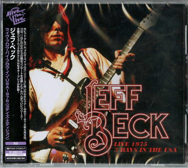 Jeff Beck - Live 1975 - 3 Days In The Usa - Import 3 CD Bonus