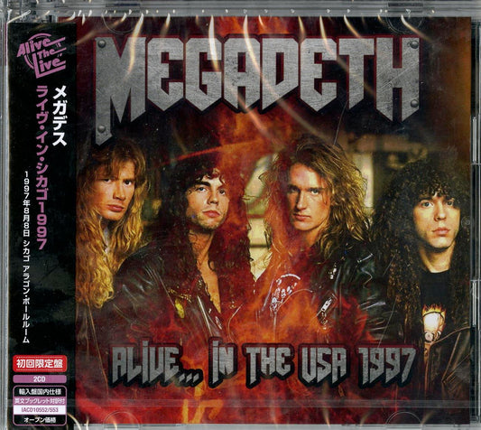 Megadeth - Alive... In The Usa - Import 2 CD Bonus Track Limited Edition